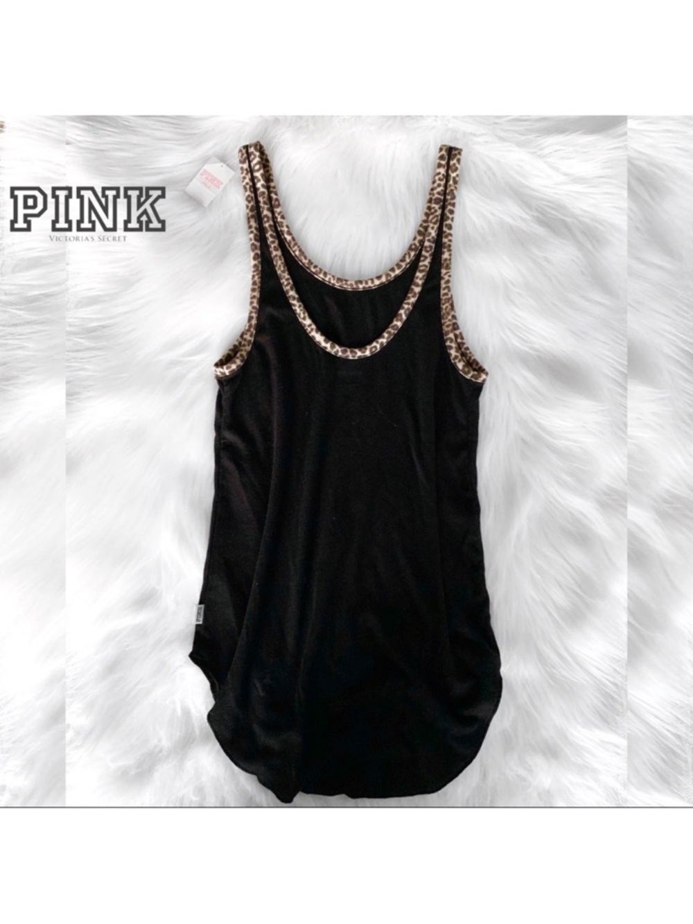 VS PINK Ribbed Tank Top